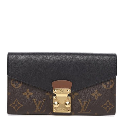 Louis Vuitton Monogram Pallas Wallet Black 1 of 9