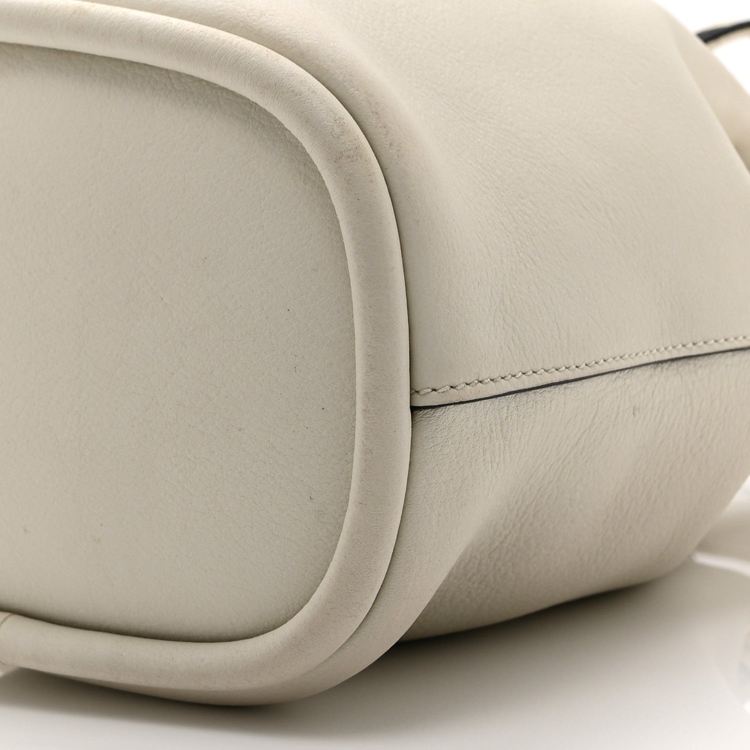Prada Nappa Mini Re-Edition 1978 Bucket Bag  White 10 of 11