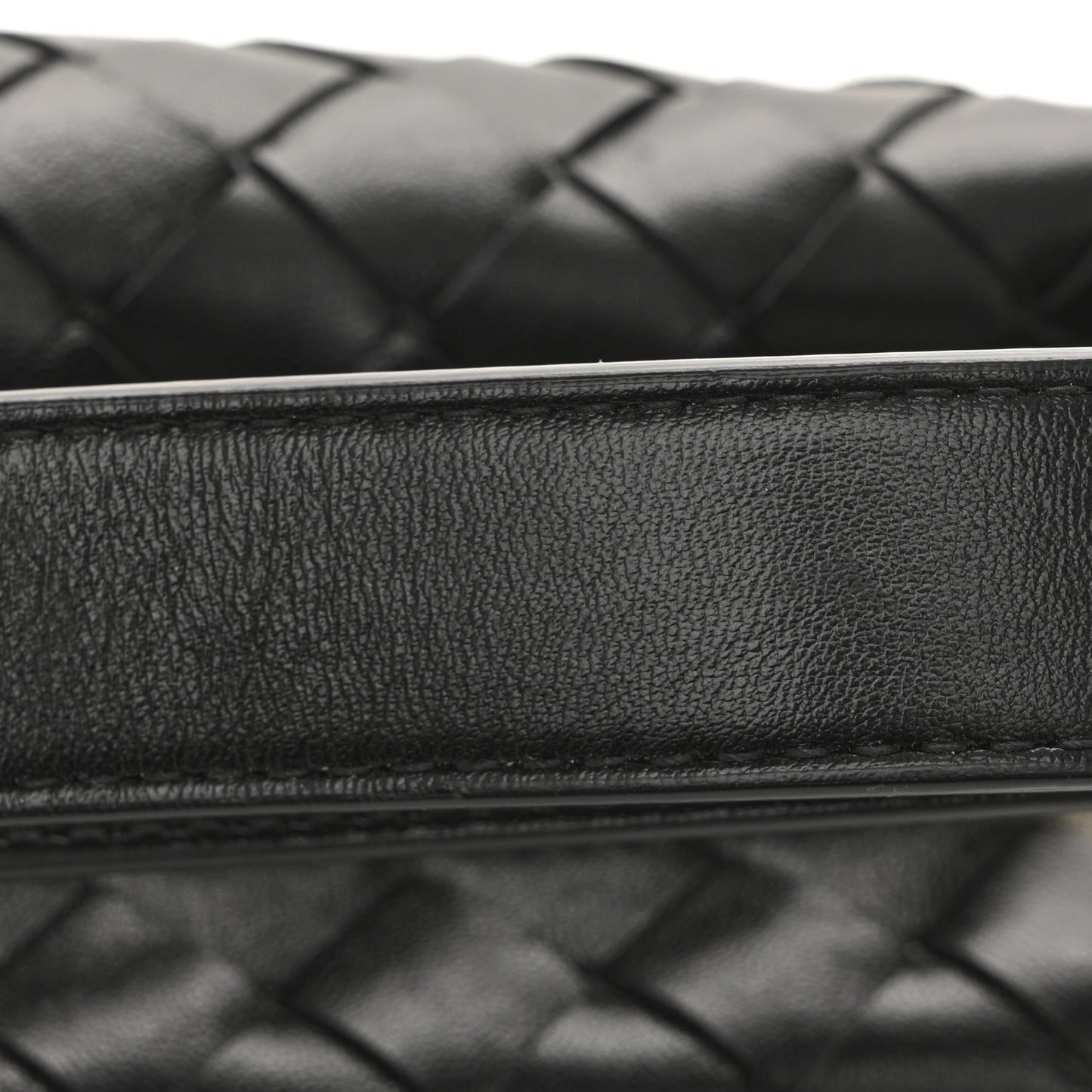 Calfskin Nappa Intrecciato Mini Wallace Black