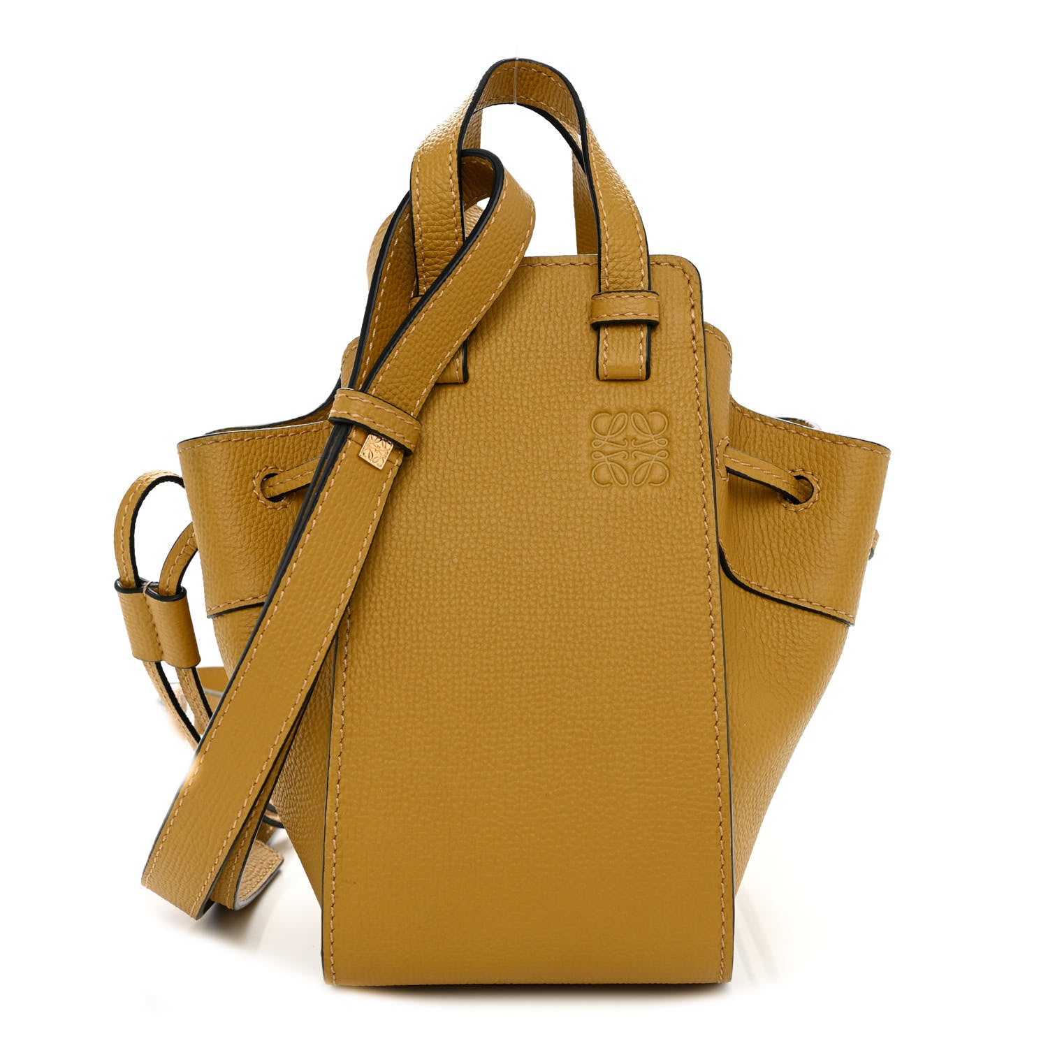 Loewe Calfskin Mini Hammock Shoulder Bag Gold 1 of 9
