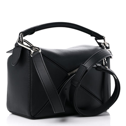 Loewe Calfskin Small Puzzle Bag Black 3 of 8