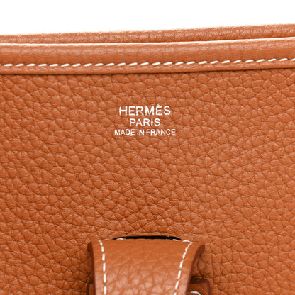 Hermes Taurillon Clemence Evelyne III GM Gold 6 of 10