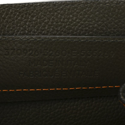 Balenciaga Veau Papier A6 Zip Around Tote Vert Kaki Orange 8 of 11