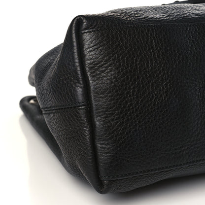 Gucci Pebbled Calfskin Studded Medium Soho Chain Shoulder Bag Black 8 of 10