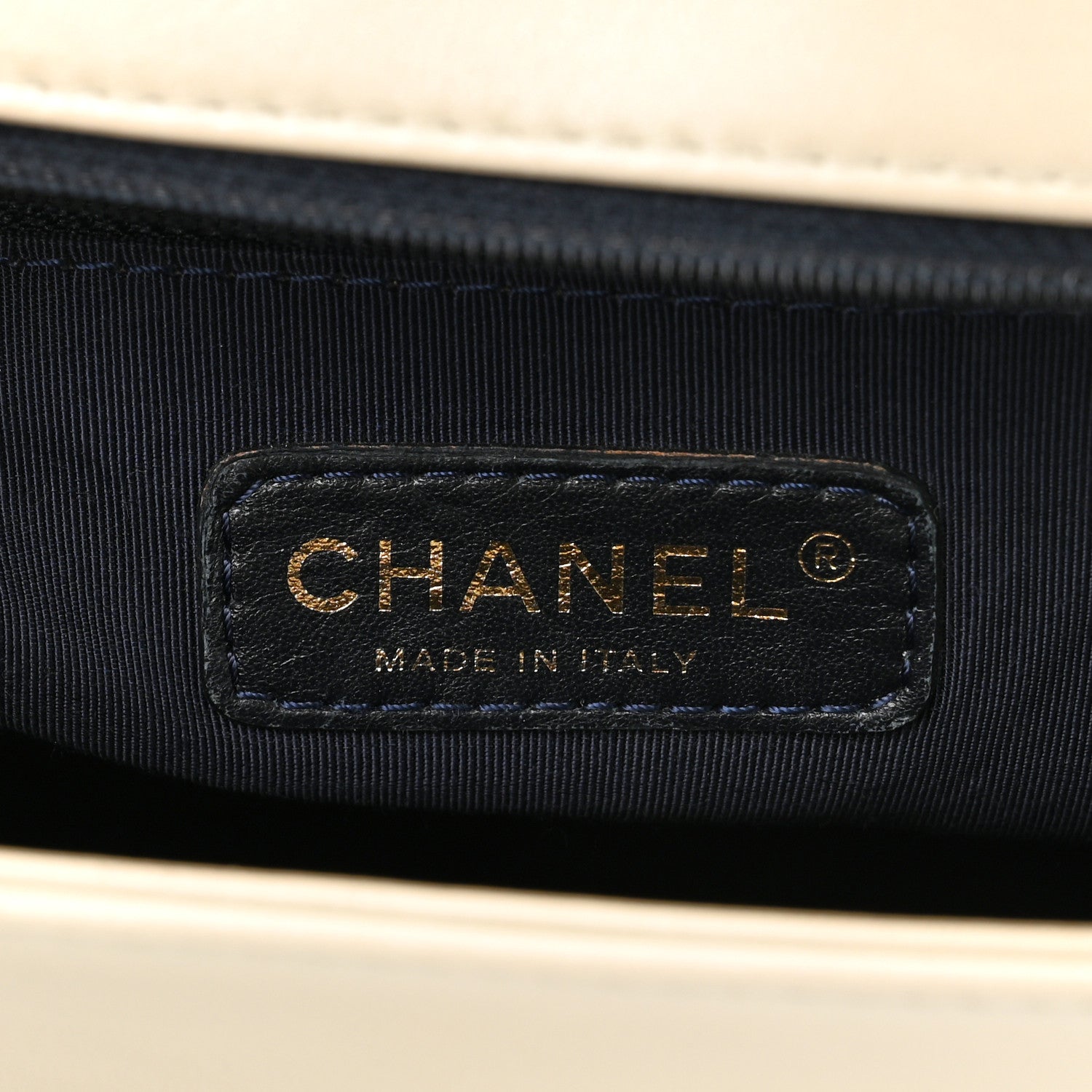 Chanel Lambskin Embossed New Medium Boy Cube Flap White 6 of 11