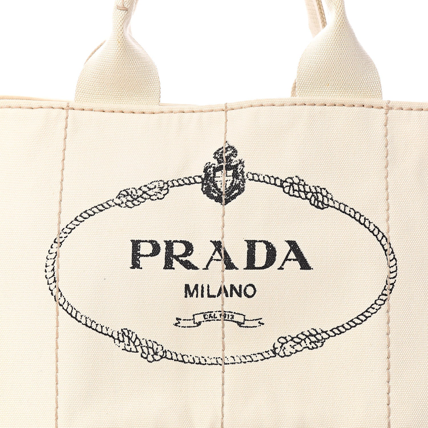 Prada Canapa Logo Tote Grezzo 10 of 10