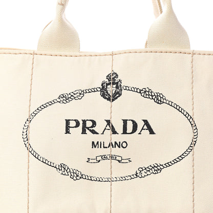 Prada Canapa Logo Tote Grezzo 10 of 10