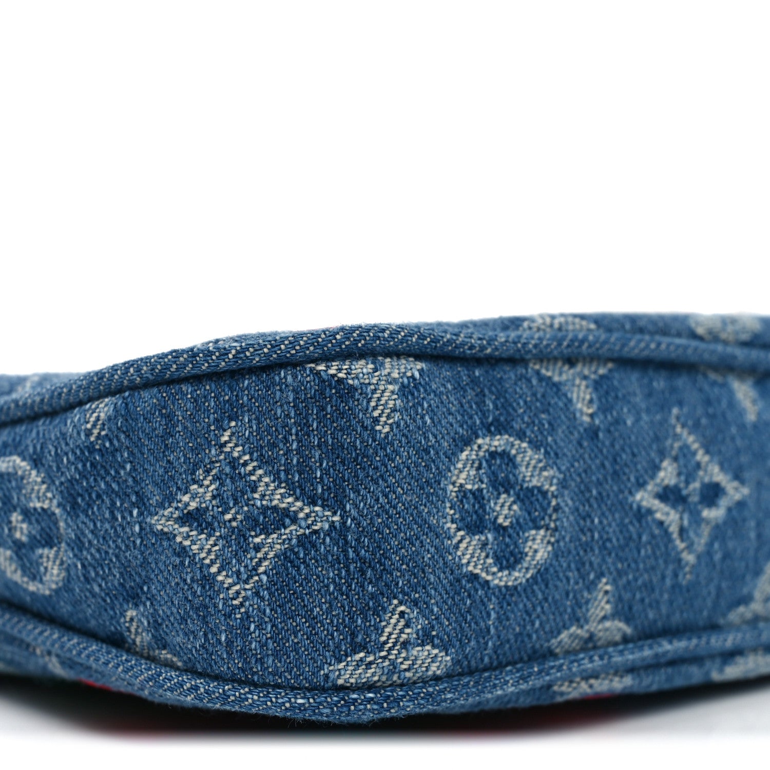 Louis Vuitton LV X TM Monogram Denim Cerises Pochette Accessories Blue 8 of 10