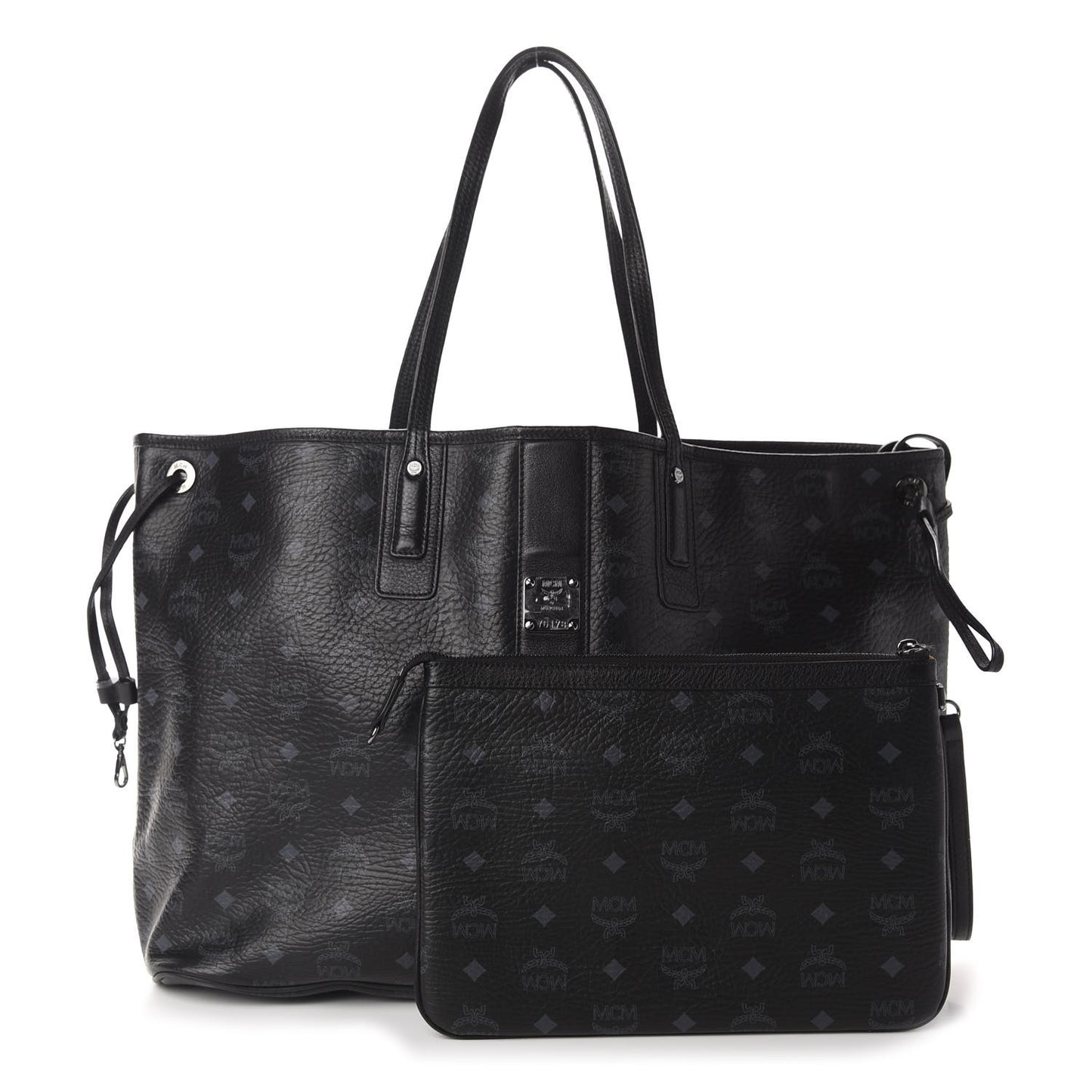 Visetos Large Liz Reversible Shopper Tote Black