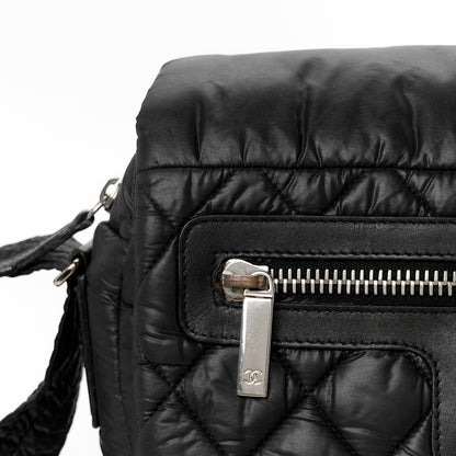 Chanel Nylon Small Coco Cocoon Messenger Bag Black 11 of 11