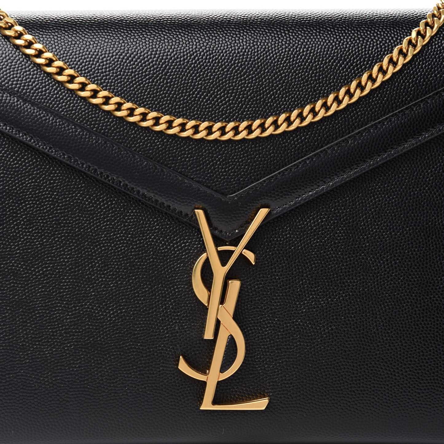 Grain De Poudre Monogram Cassandra Chain Wallet Black Rouge Legion