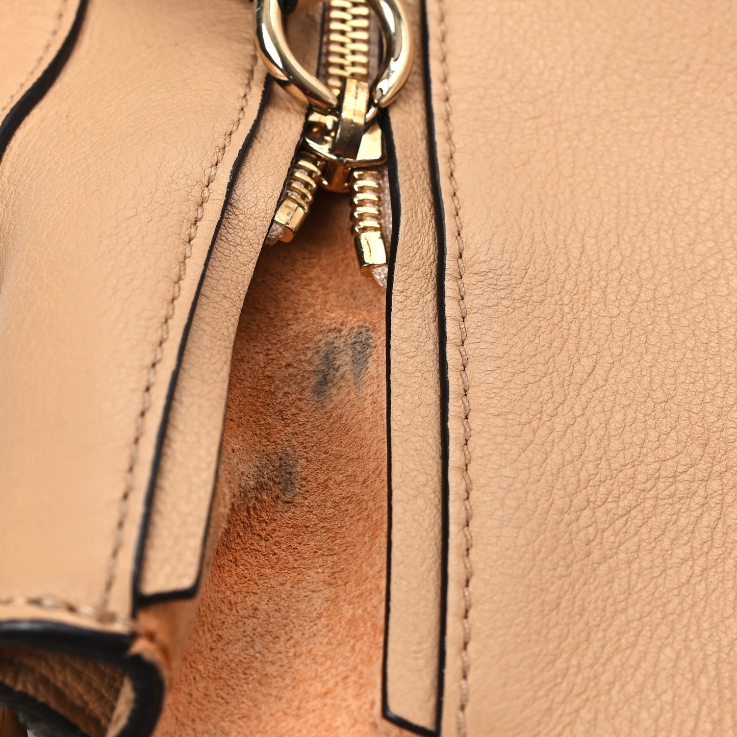 Calfskin Small Faye Day Shoulder Bag Blush Nude