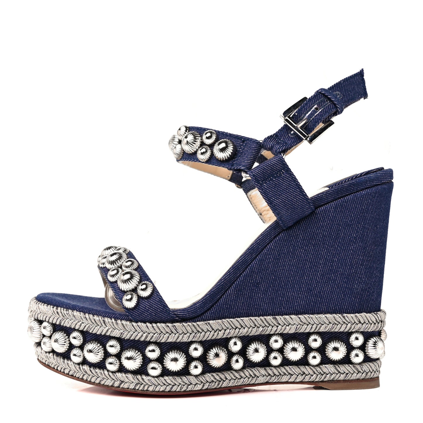 Denim Rondaclou Wedge Sandals 36 Denim