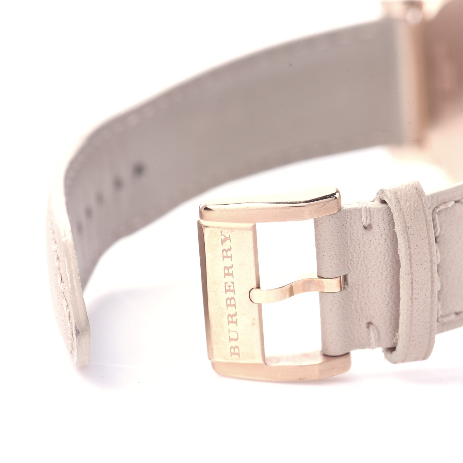Burberry Stainless Steel Calfskin 38mm Quartz Watch Beige BU9014 5 of 5