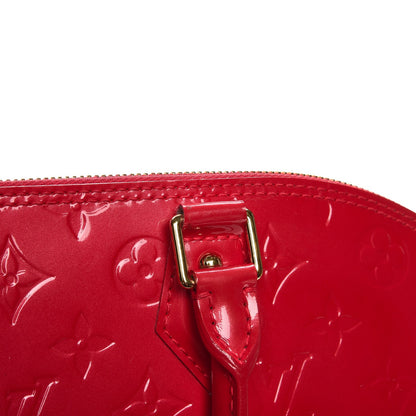 Louis Vuitton Vernis Alma GM Rouge Grenadine 13 of 14