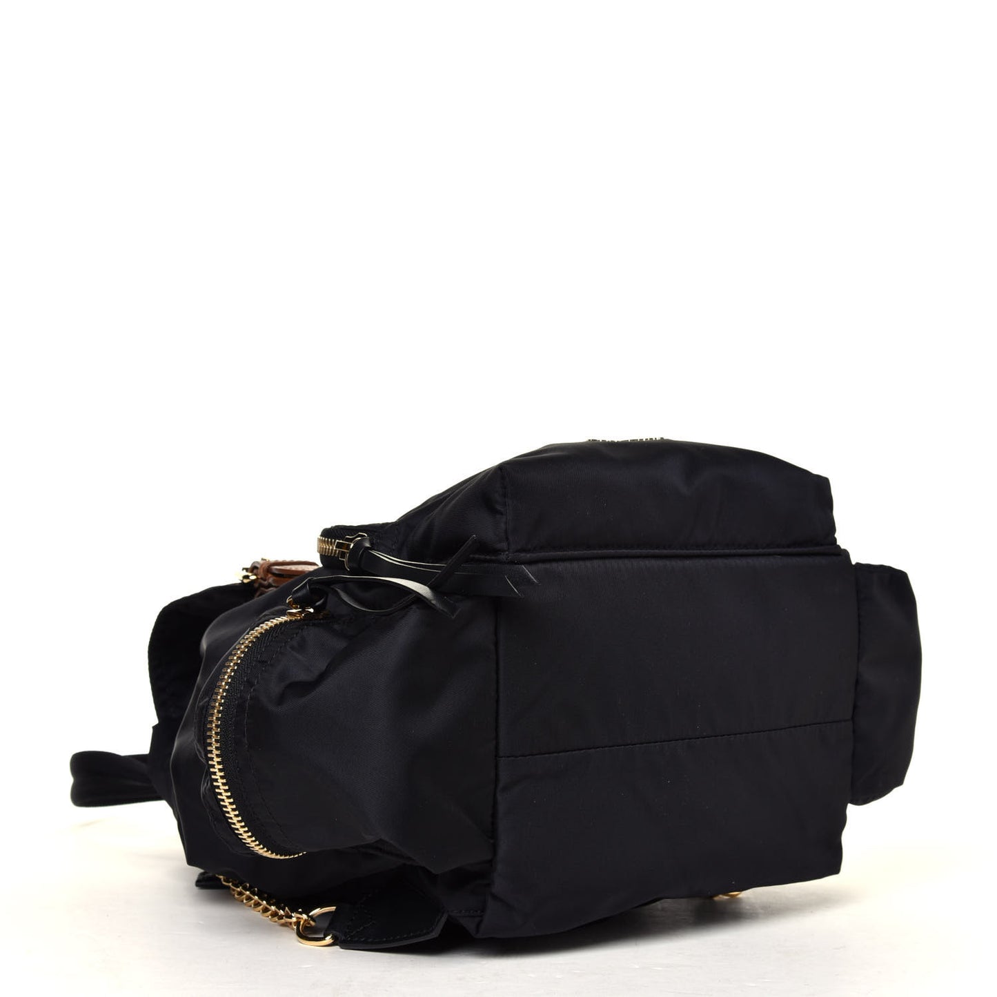 Nylon Medium Rucksack Backpack Black