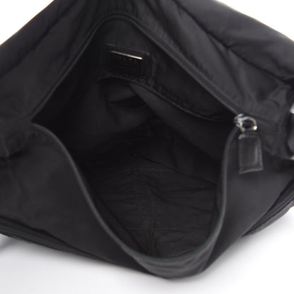 Prada Nylon Vela Messenger Bag Black 5 of 17