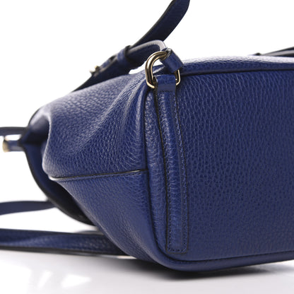 Dolce & Gabbana Calfskin Mini Miss Sicily Backpack Blue 6 of 8