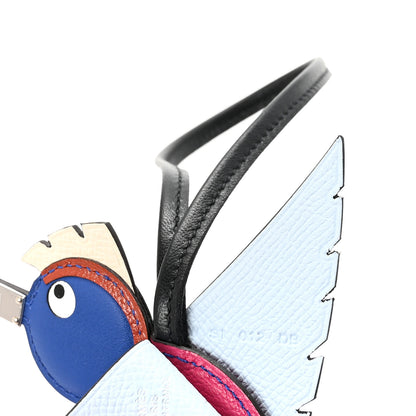 Hermes Epsom Swift Chevre Mysore Birdy Bag Charm Bleu Brume Rose Mexico Bleu Royal Cuivre Nata Black 4 of 5