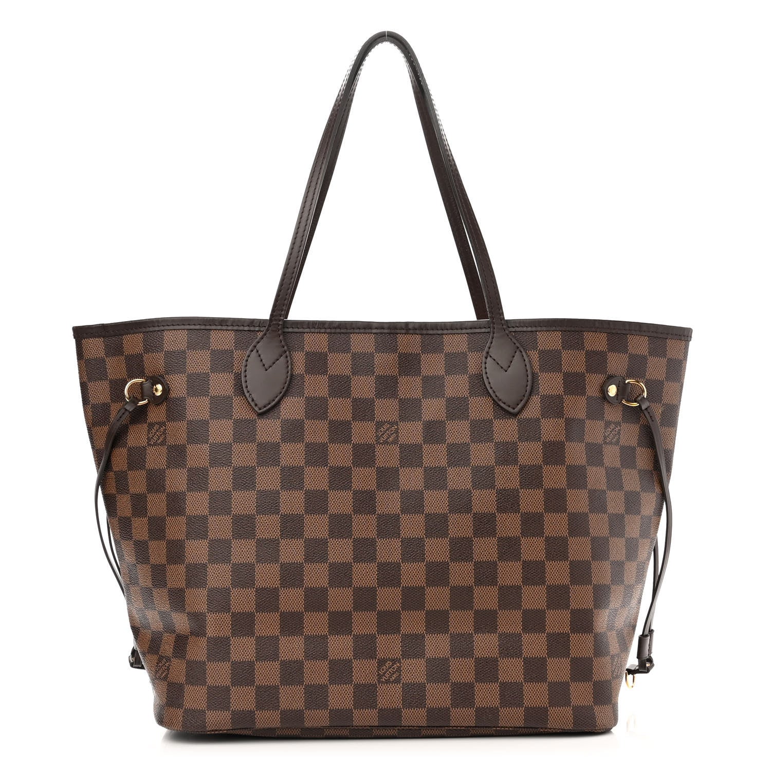 Louis Vuitton Damier Ebene Neo Neverfull MM Rose Ballerine 1 of 15