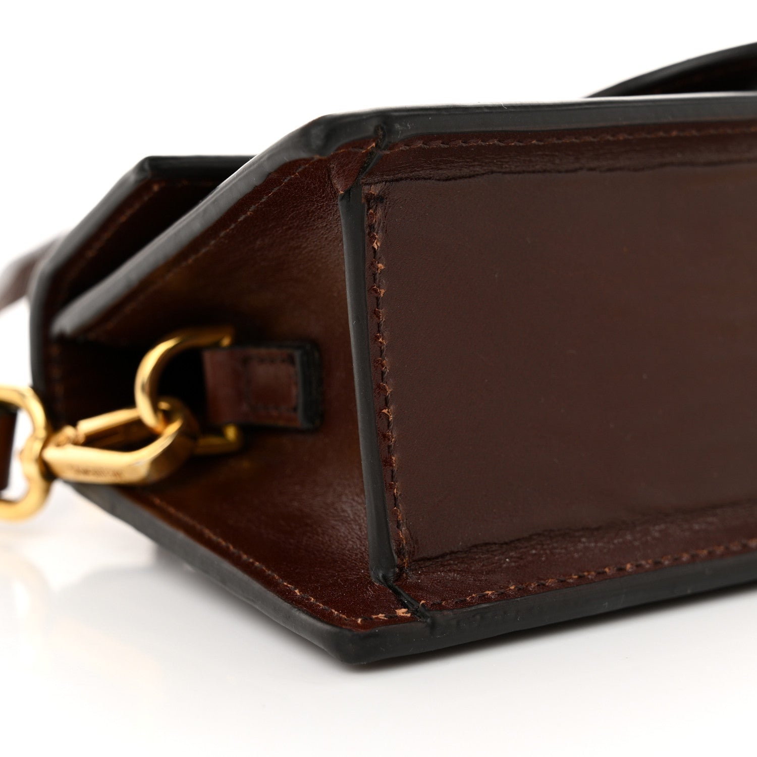 Jacquemus Smooth Calfskin Le Bambino Dark Burgundy 8 of 13