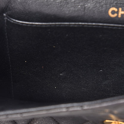Chanel Lambskin Quilted Medium Double Sided Flap Black 13 of 18