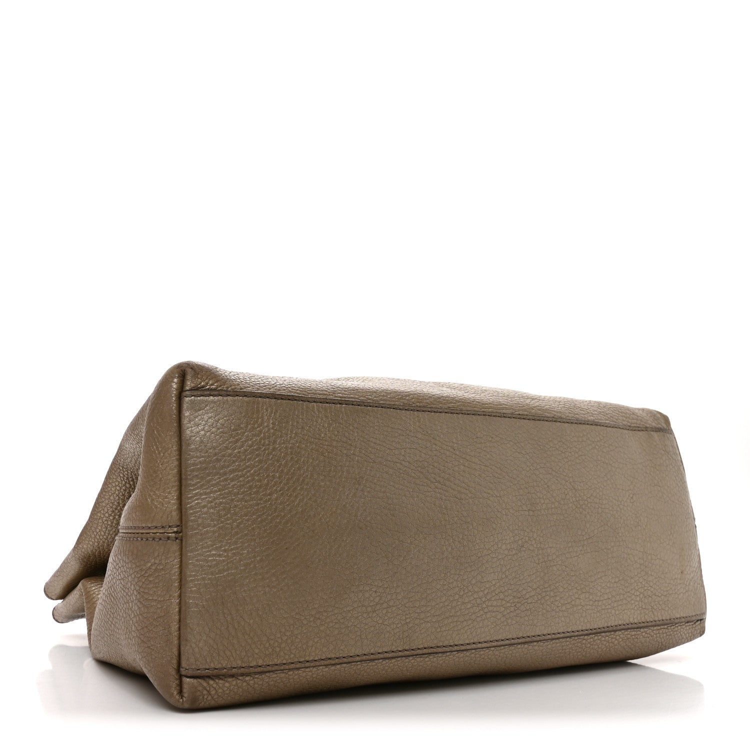 Gucci Metallic Pebbled Calfskin Medium Soho Chain Shoulder Bag Golden Beige 3 of 10