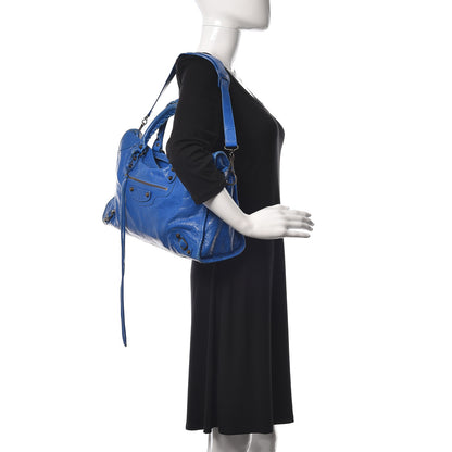 Balenciaga Agneau Classic Hardware City Bleu Lazuli 2 of 16