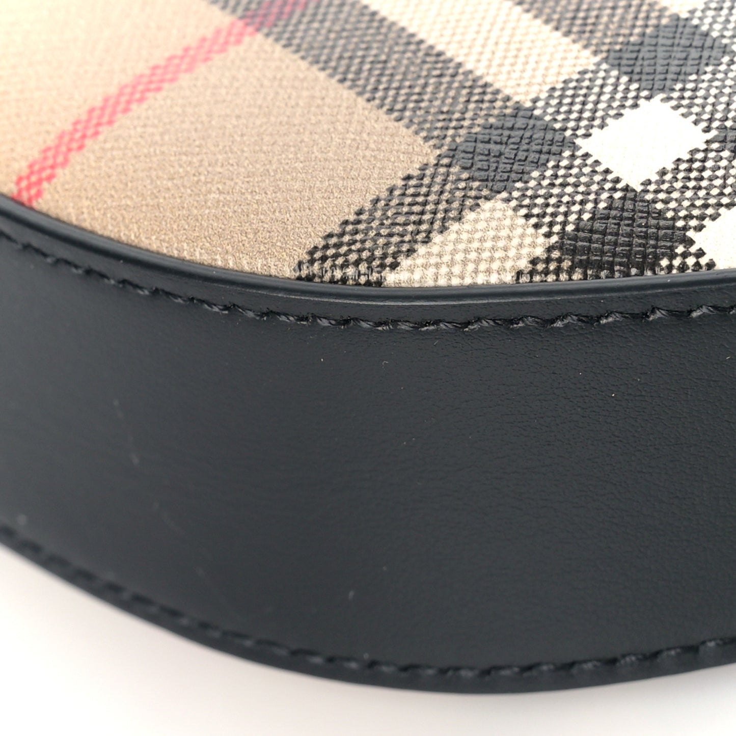 Vintage Check Calfskin Olympia Slim Pouch Archive Beige