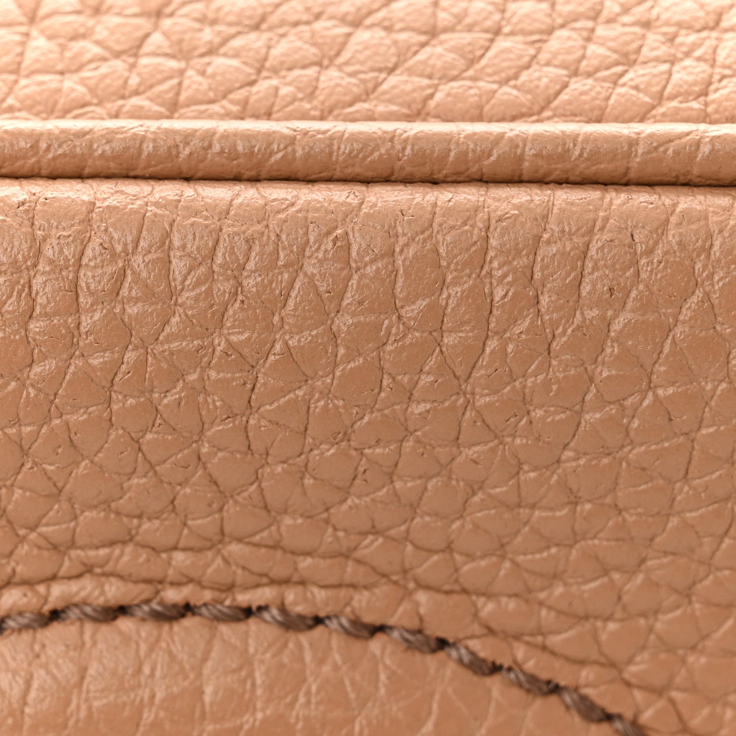 Gucci Pebbled Calfskin Small Soho Disco Bag Camelia 11 of 12