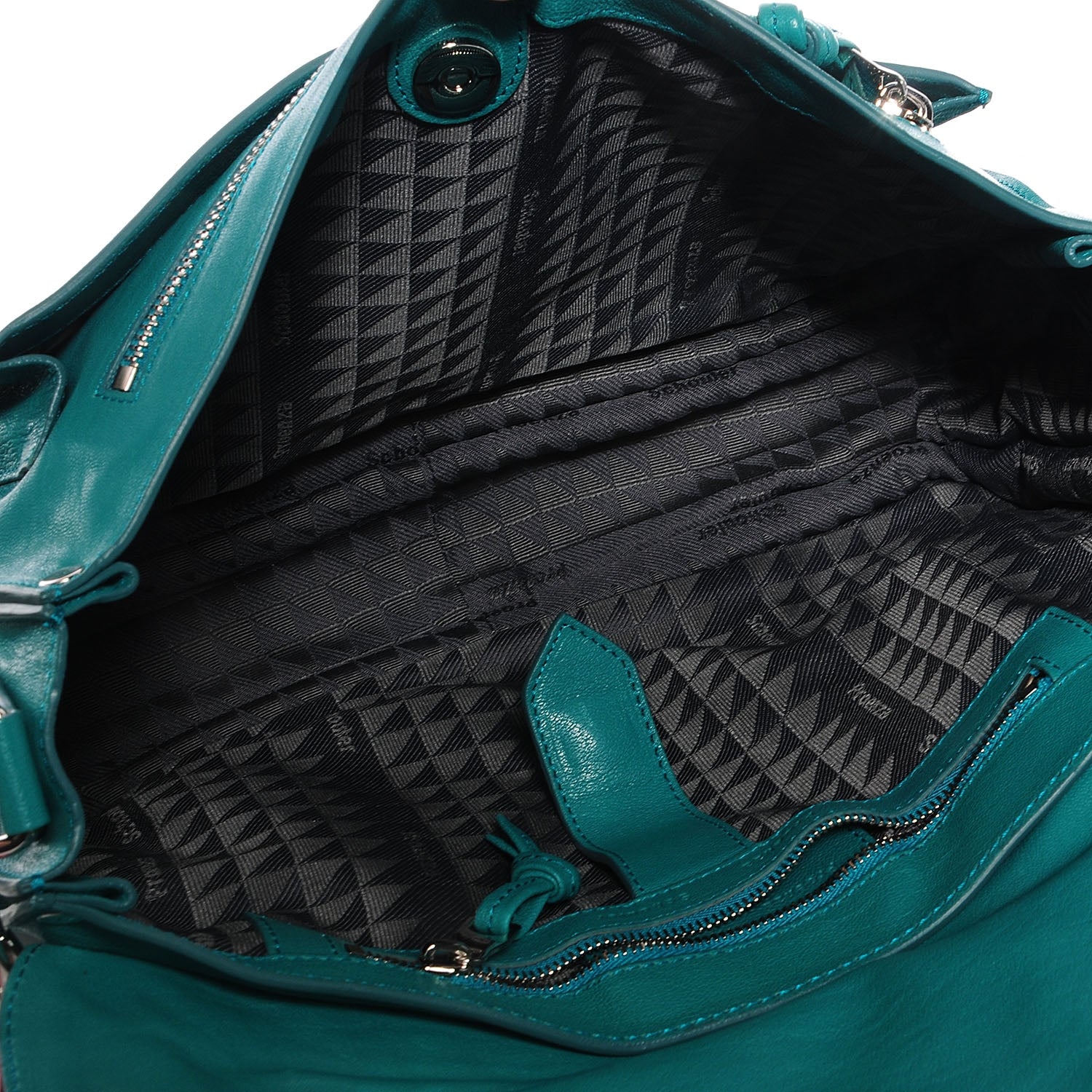 Proenza Schouler Lambskin PS1 Medium Satchel Emerald 16 of 16