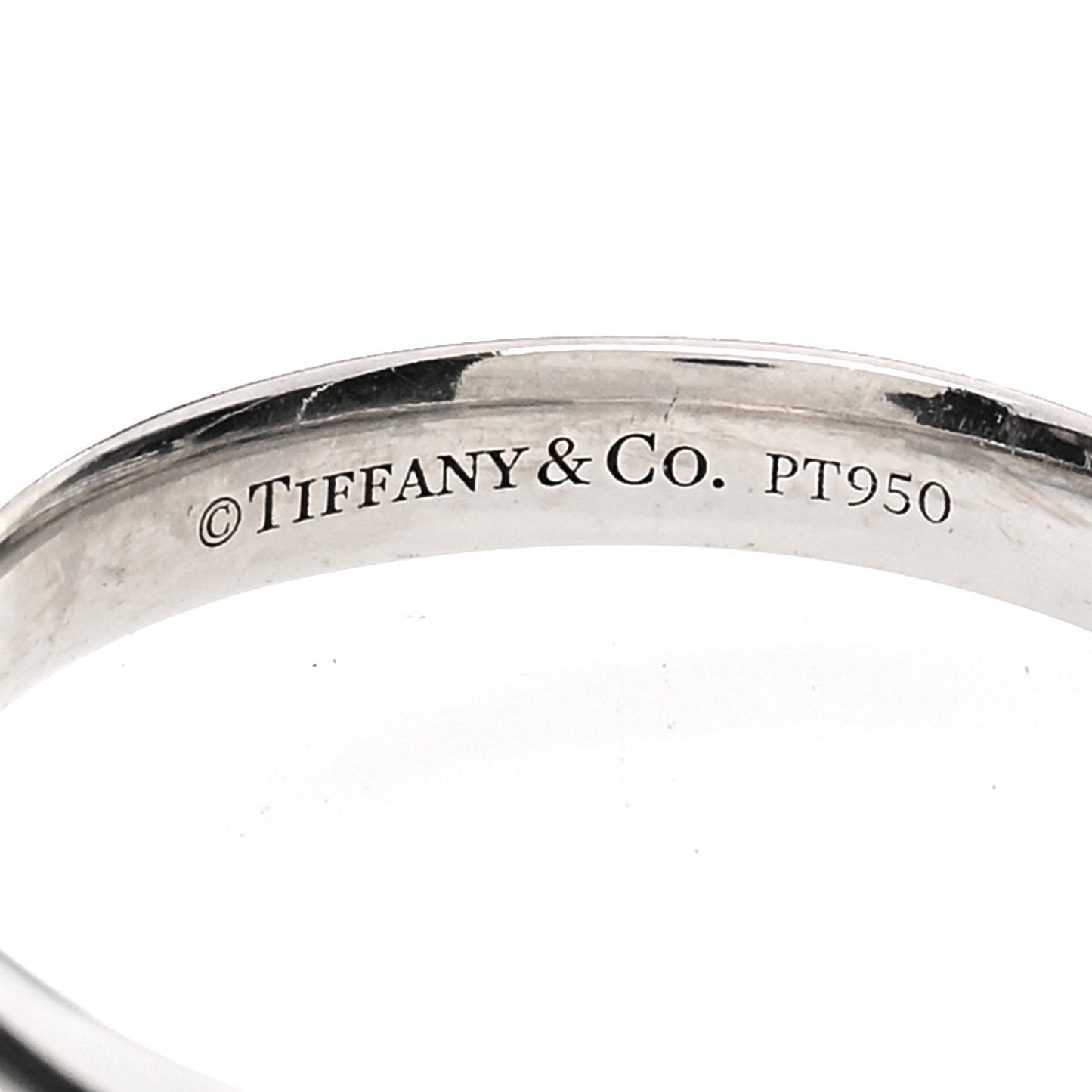 Platinum Diamond Aria Band Ring 47 4.25