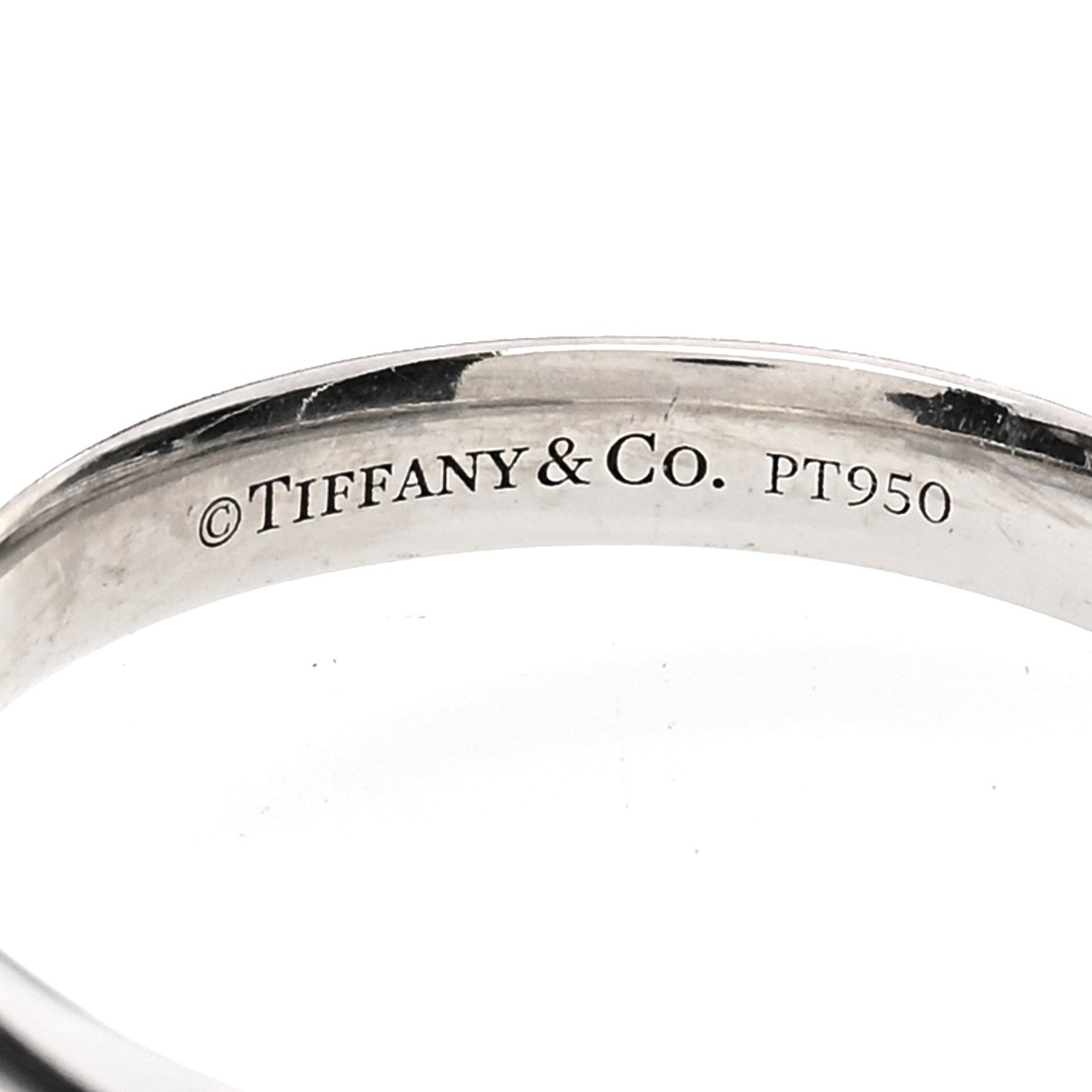 Tiffany Platinum Diamond Aria Band Ring 47 4.25 4 of 4