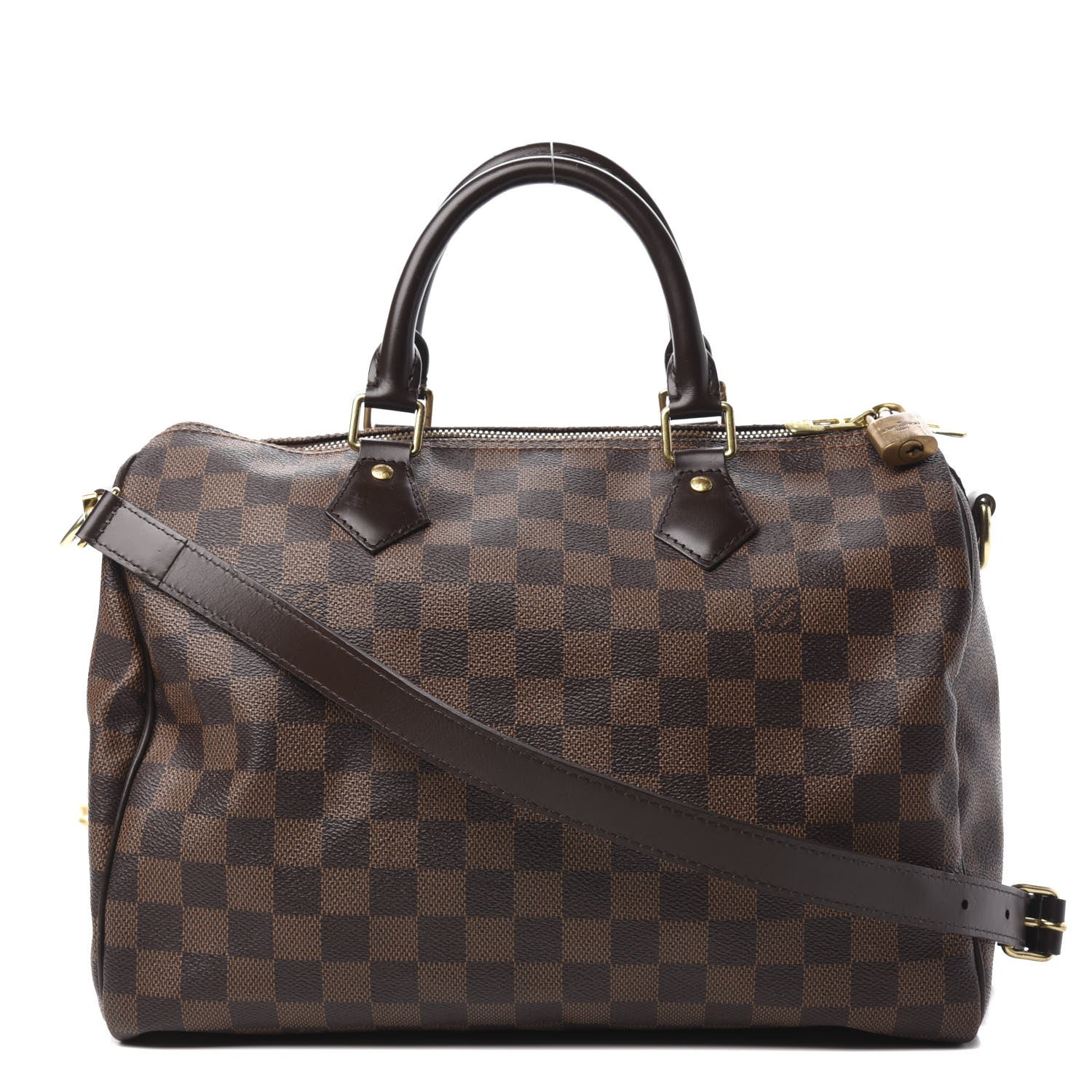 Louis Vuitton Damier Ebene Speedy Bandouliere 30 1 of 10