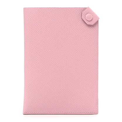 Hermes Epsom Tarmac PM Passport Holder Mauve Sylvestre 1 of 6