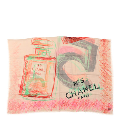 Chanel Cashmere No. 5 Shawl Multicolor 1 of 3