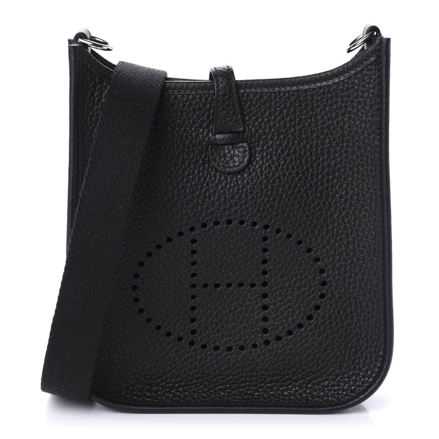 Hermes Taurillon Clemence Evelyne TPM Black 1 of 10