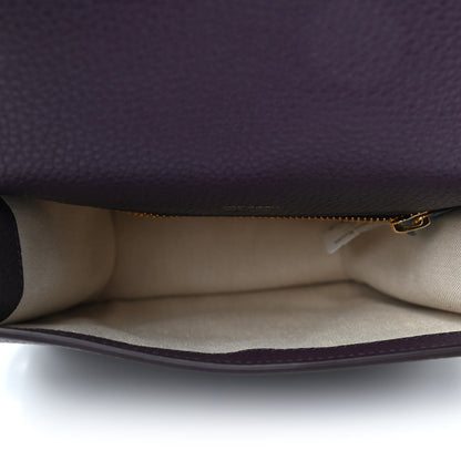 Tom Ford Calfskin Small T Clasp Tara Crossbody Bag Purple 4 of 4