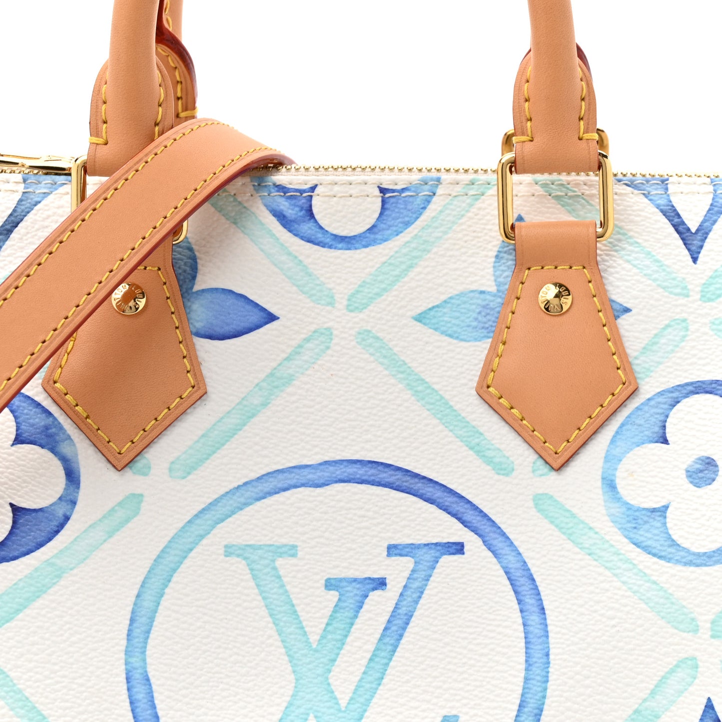 Monogram Tiles By The Pool Speedy Bandouliere 25 Lagoon Blue