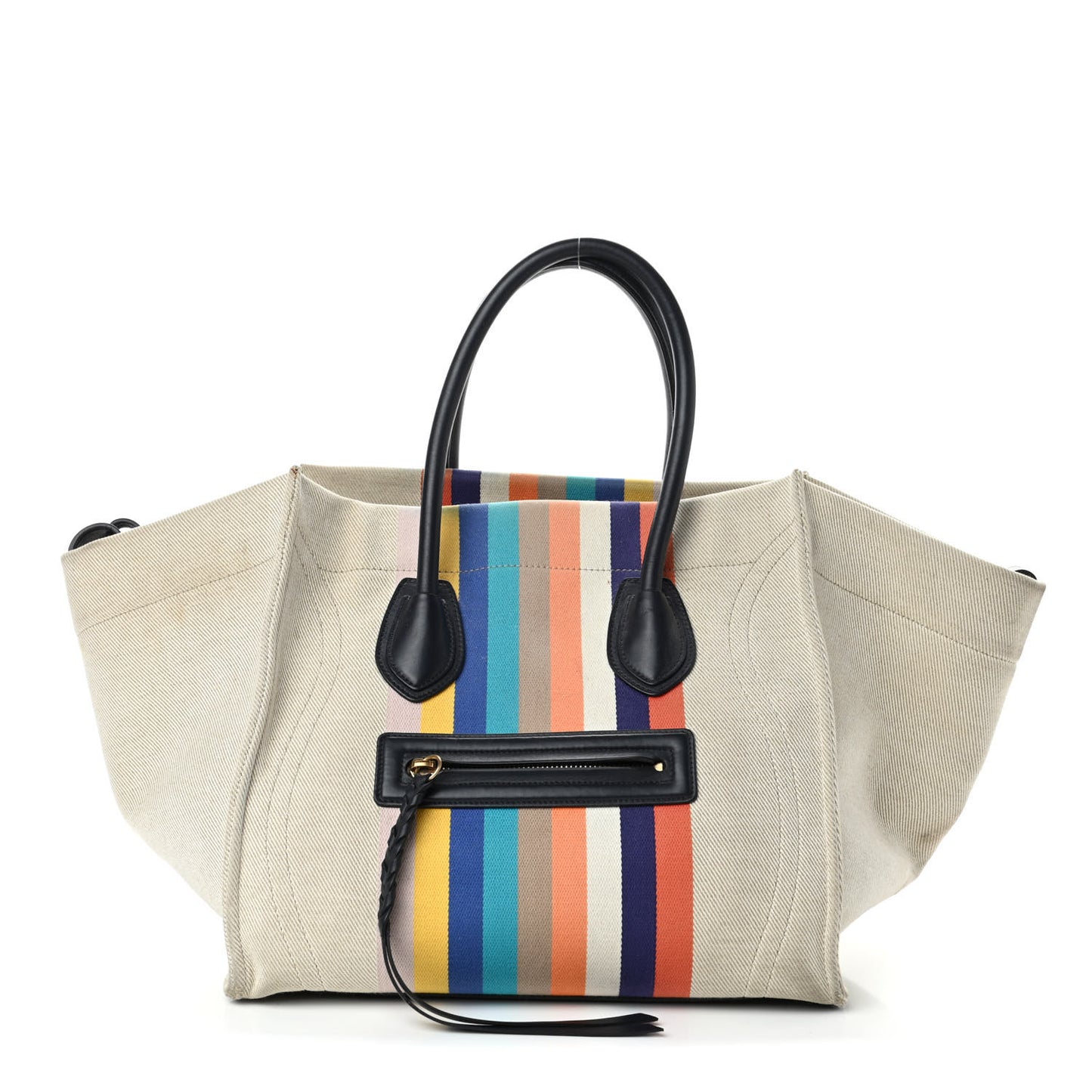 Cotton Canvas Medium Phantom Luggage Multicolor