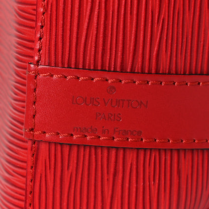 Louis Vuitton Epi Petit Noe Castillan Red 6 of 10