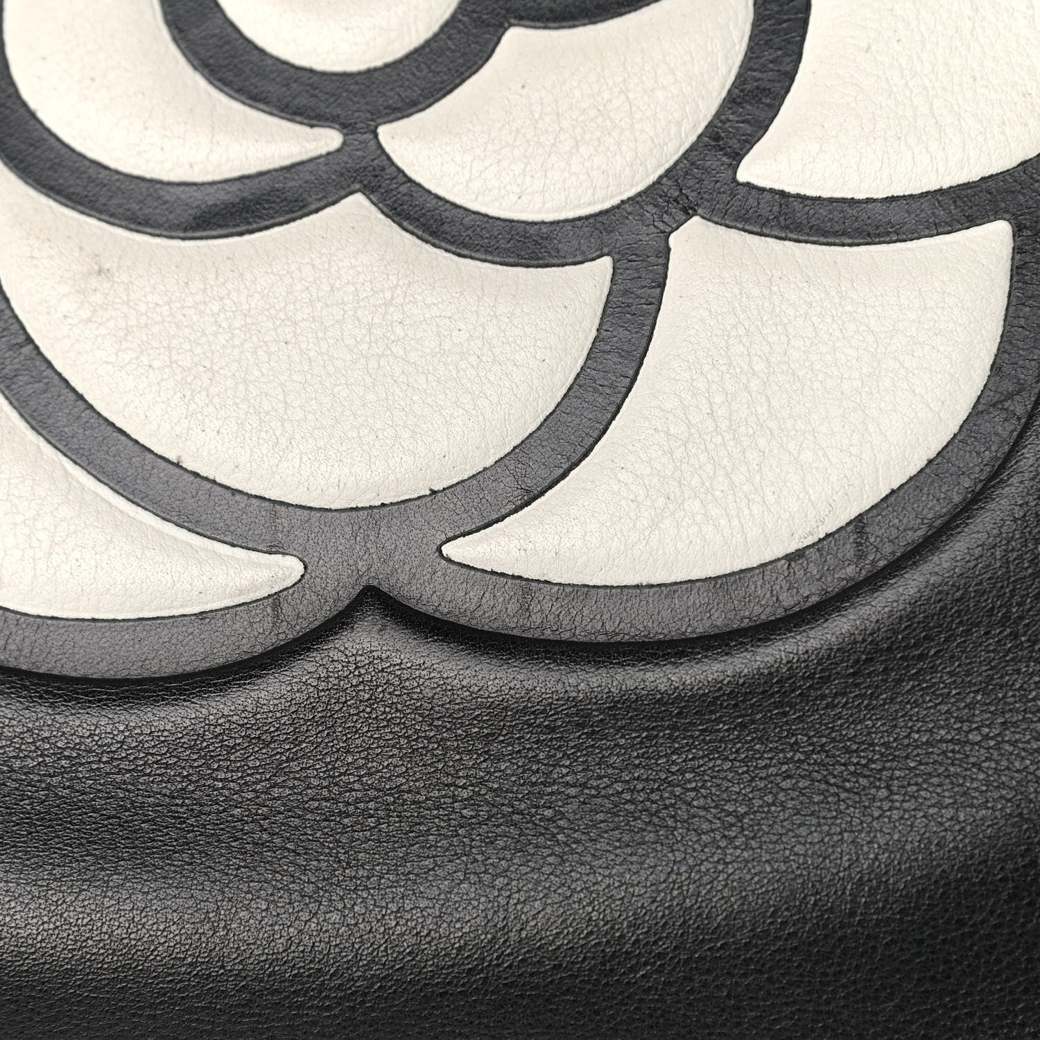 Chanel Lambskin Camellia Tote Black 12 of 16