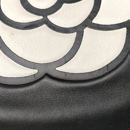 Chanel Lambskin Camellia Tote Black 12 of 16