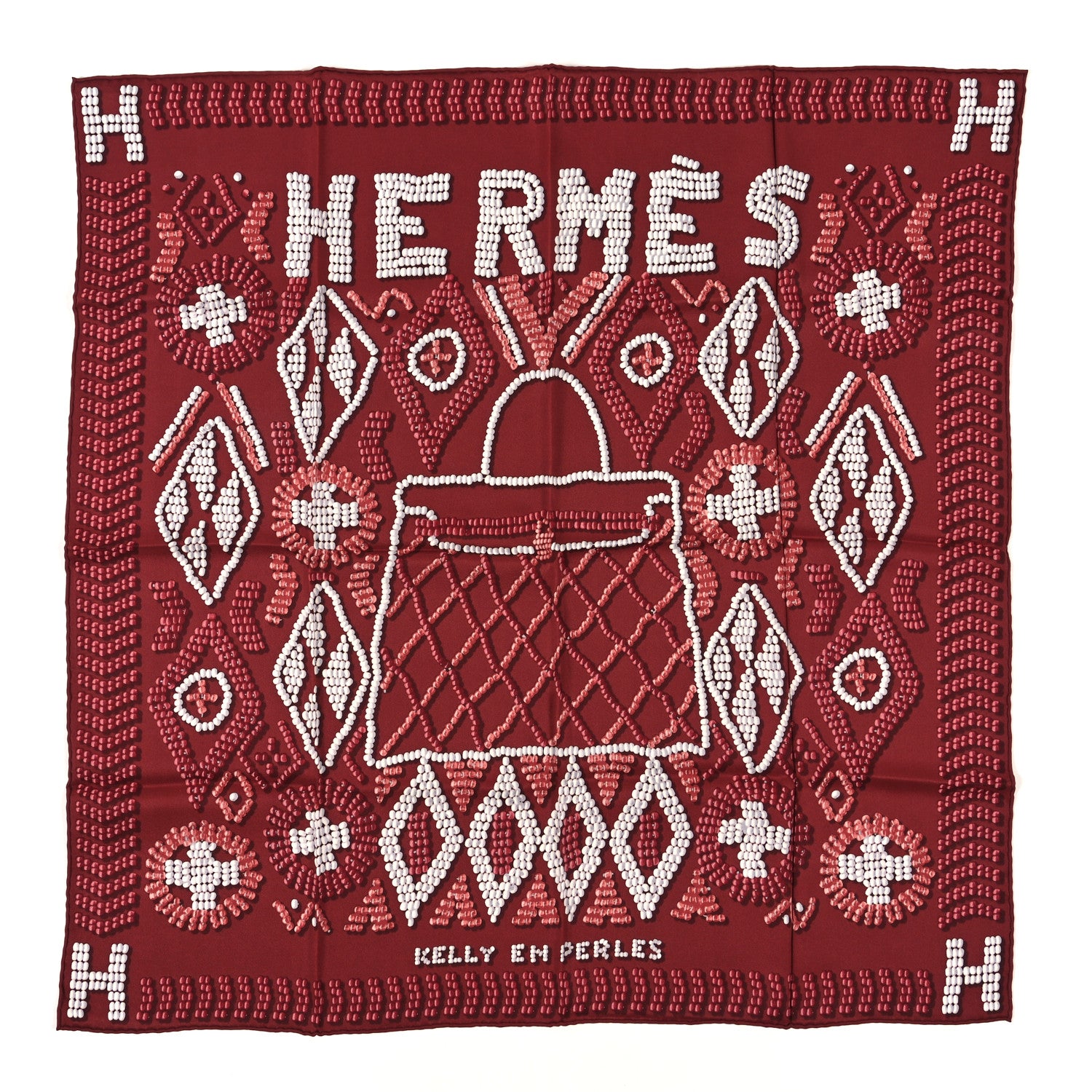 Hermes Silk Kelly En Perles Scarf 70 1 of 4