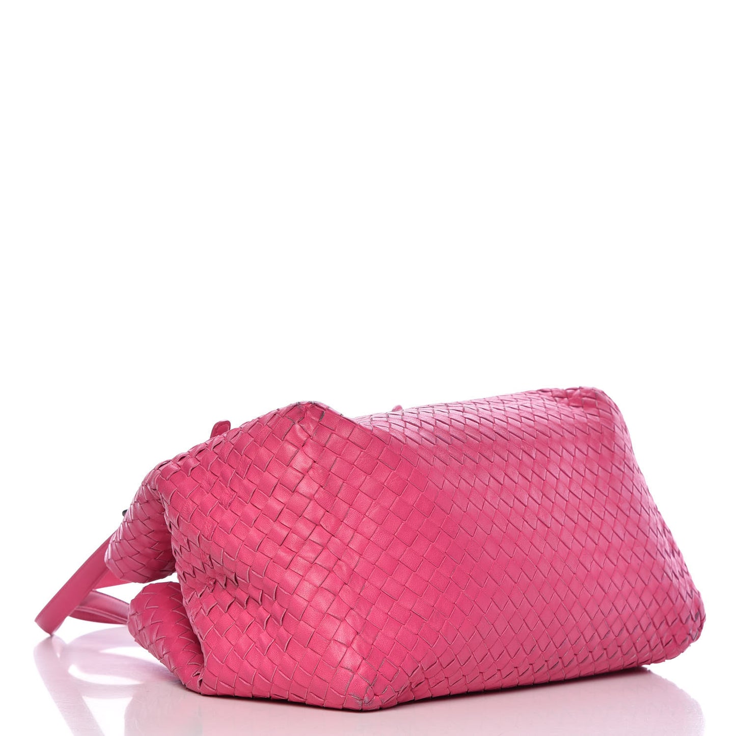 Nappa Intrecciato Medium Seamless Tote Fuchsia