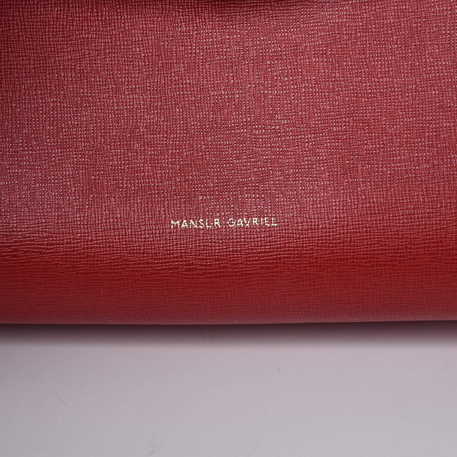 Mansur Gavriel Saffiano Mini Lady Bag Flamma 6 of 11