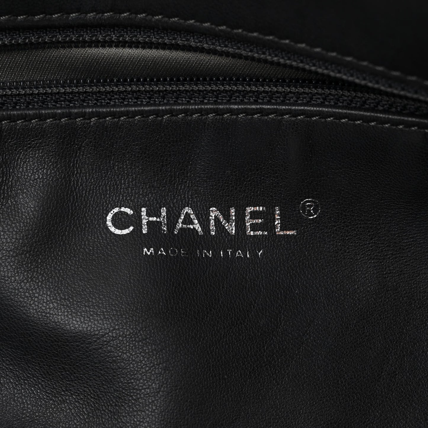 Snakeskin Twisted Maxi Flap Grey