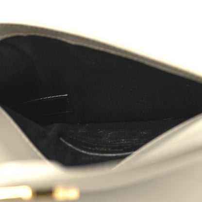 Saint Laurent Smooth Shiny Calfskin Uptown Baby Pouch Crema Soft 5 of 9