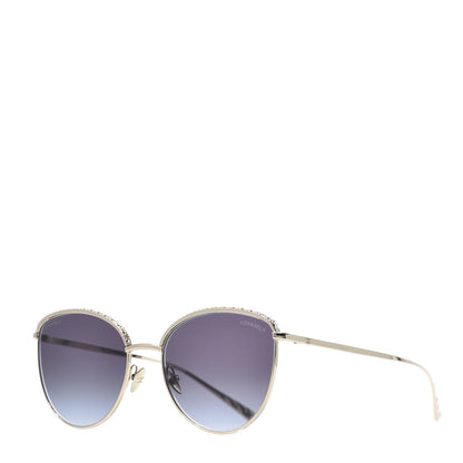 Chanel Metal Crystal Sunglasses 4258-B Gold 1 of 7