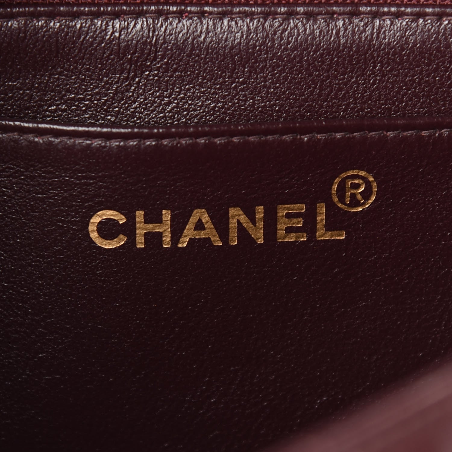 Chanel Lambskin Quilted Medium Single Flap Burgundy 6 of 11